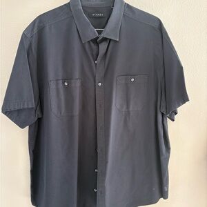 Men's 2x Black Short Sleeve Shirt